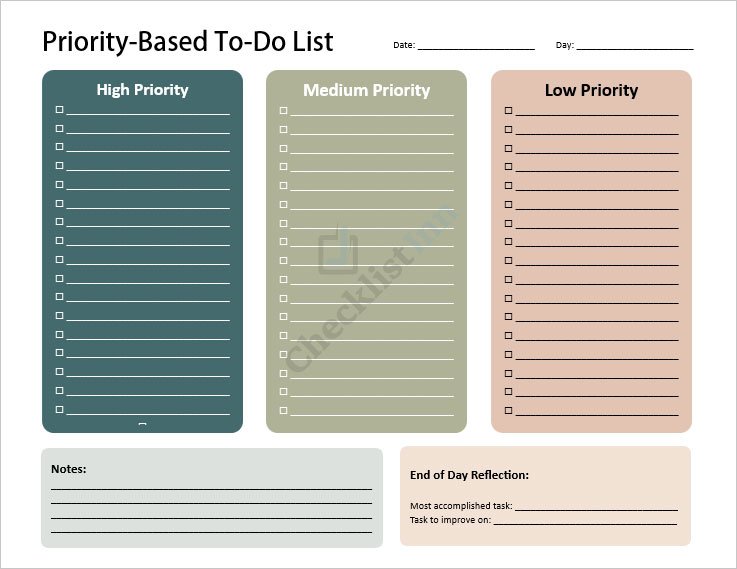 Priority-Based-To-Do-List