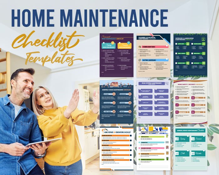 Editable Home Maintenance Checklists In MS Word Format