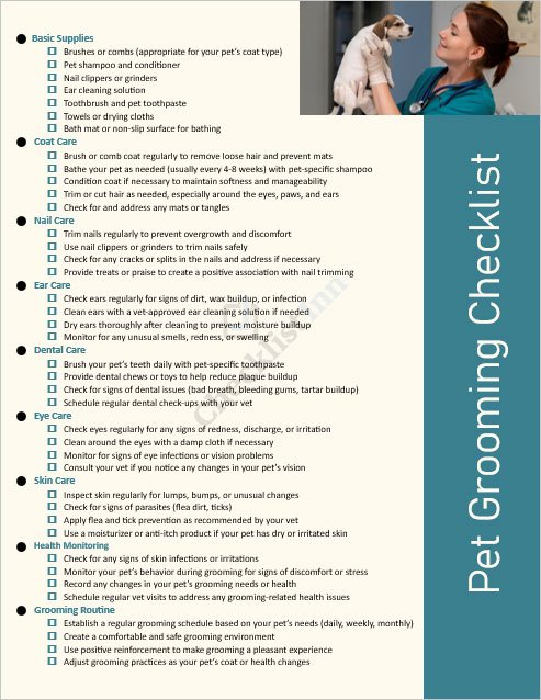 Pet Grooming Template