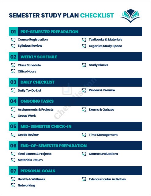 semester-study-plan-checklist-template
